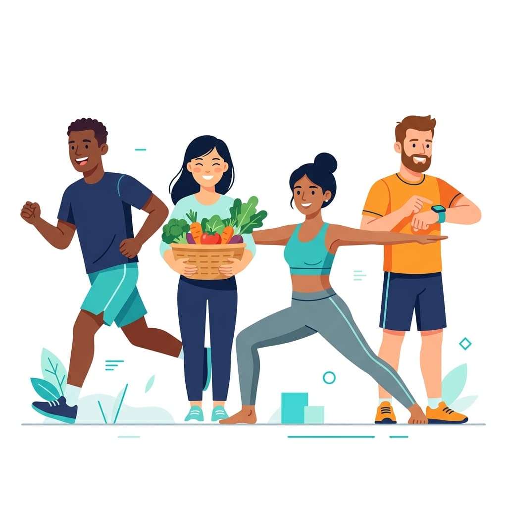 Active People Illustration